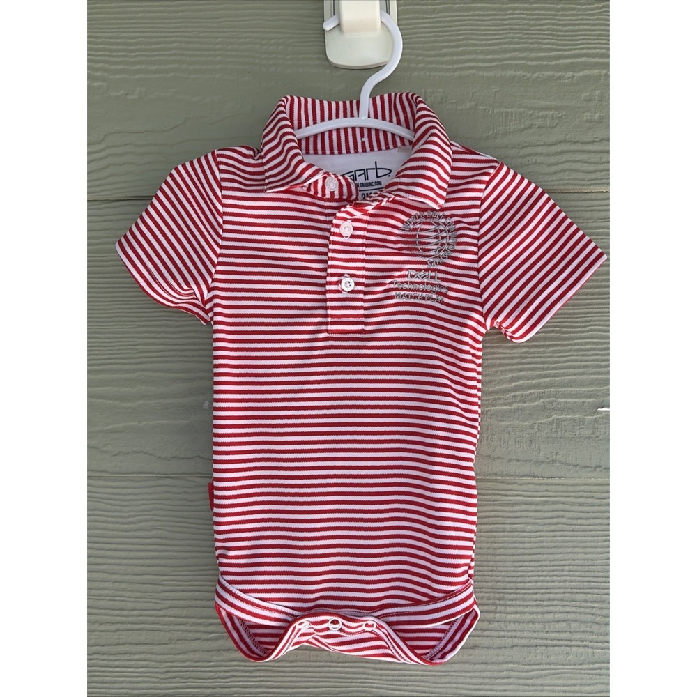 Garb Red/White Striped Outfit WORLD GOLF CHAMPIONSHIPS DELL MATCH PLAY Baby 0-3M